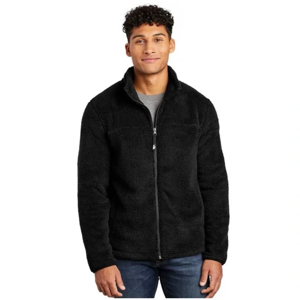 The North Face Men’s Sz XL Black Sherpa Fleece Full Zip Jacket